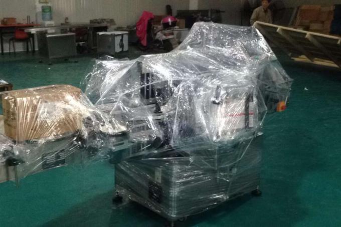 दौर की बोतल, औद्योगिक लेबलिंग मशीन के लिए एल्यूमीनियम मिश्र धातु ओपियन शीशी लेबलिंग मशीन