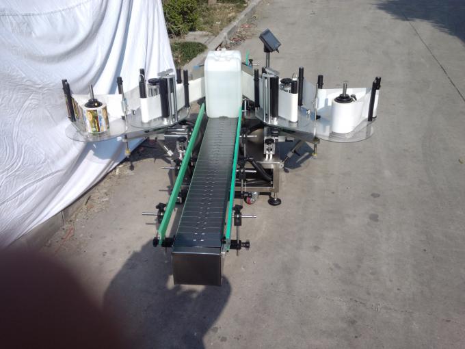 छोटे पेनिसिलिन बोतल लेबल स्टीकर के लिए अनुकूलित स्वचालित शीशी लेबलिंग मशीन