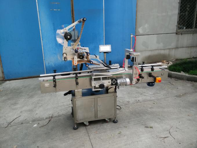 छोटे पेनिसिलिन बोतल लेबल स्टीकर के लिए अनुकूलित स्वचालित शीशी लेबलिंग मशीन