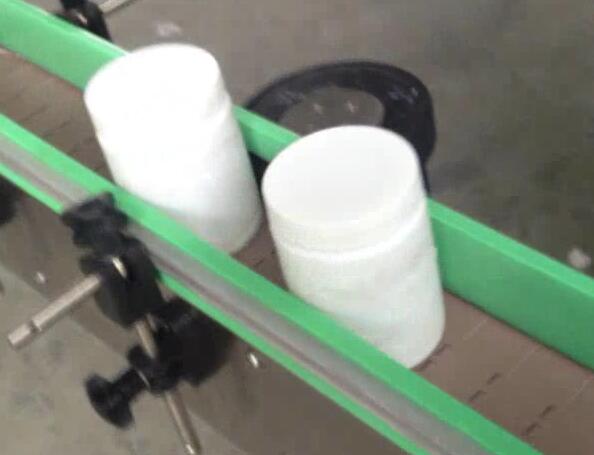 चारों ओर सुगर जार के लिए गोल बोतल लेबलिंग मशीन, बॉटलिंग और लेबलिंग मशीन