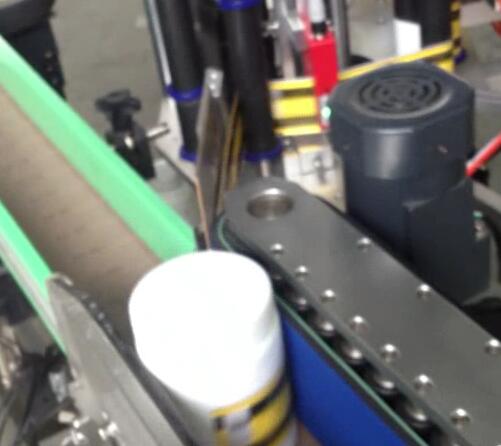 चारों ओर सुगर जार के लिए गोल बोतल लेबलिंग मशीन, बॉटलिंग और लेबलिंग मशीन