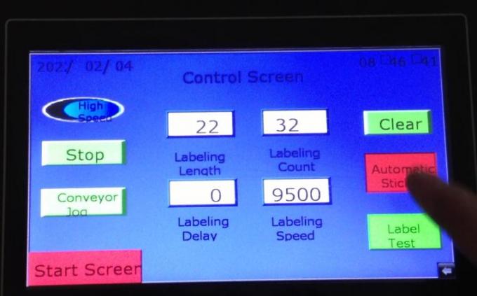 ऑब्जेक्ट टर्नटेबल के साथ मैजिक आई ऑटोमैटिक डबल साइड स्टिकर लेबलिंग मशीन का पता लगाते हैं