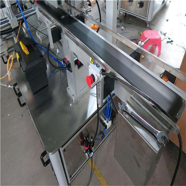 स्क्वायर बोतल लेबलिंग मशीन, डबल साइड बोतल स्टिकर लेबलिंग मशीन