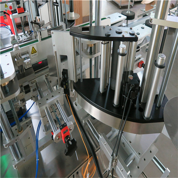 शैम्पू कॉस्मेटिक बोतल स्टिकर लेबलिंग मशीन 30-100 मिमी कंटेनर लंबाई