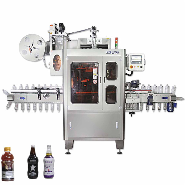 पूर्ण शरीर स्टेनलेस हटना आस्तीन लेबलिंग मशीन उच्च गति 200BPM 3.5KW