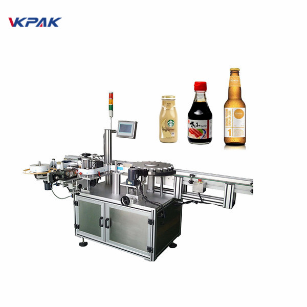 गोल बोतल के लिए ओरिएंटेड रैप-अराउंड लैबलिंग सिस्टम