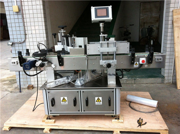 फलों / सब्जियों का रस पेय उद्योग के लिए गोल बोतल स्टिकर लेबलिंग मशीन