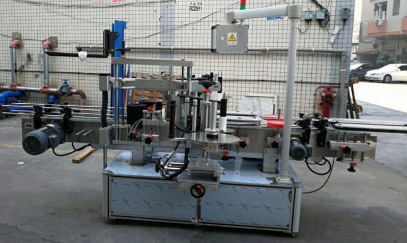 चीन डबल साइड स्टीकर अण्डाकार अंडाकार बोतल स्वचालित लेबलिंग मशीन 1200W आपूर्तिकर्ता